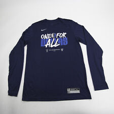 Dallas Mavericks Nike NBA Authentics Dri-Fit Long Sleeve Shirt Men's Navy New picture