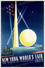1939 New York World's Fair Vintage Style Travel Poster - 24x36 picture