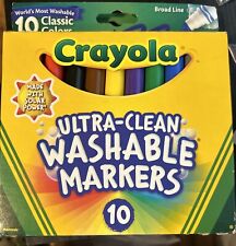 Crayola  Color Max Broad Line Washable Markers - 12 Count Lot Of 2 picture
