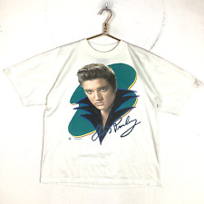 Vintage Elvis Presley T-Shirt Size XL 1996 Rock Single Stitch Made Usa picture
