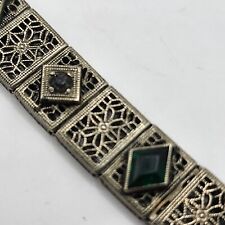 Vintage Victorian Style Filigree Bracelet 7.5