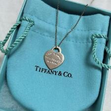 Tiffany & Co. Sterling Silver Return to Heart Tag Necklace w/Box Used Auth picture