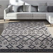Alfombras Non Slip Bohemian Low Profile Pile Rubber Backing Indoor Area Rugs  picture