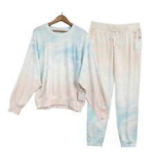 PJ Salvage Womens Pajamas Pajama Pant Set Long Sleeve Pullover 2pc Oversize M picture