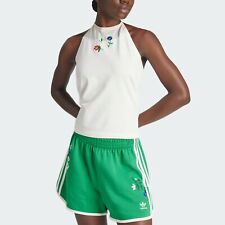 adidas women Fashion Graphics Floral Halter Neck Top picture