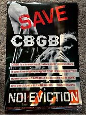 Very Rare Original Save CBGB Eviction Poster 2005 Y2K Vintage NYC Punk Music picture