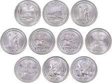 2013 P&D National Park Quarter 10 Coin Set Uncirculated Mint State 25c picture