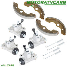 ALL-CARB 4× Brake Wheel Cylinders + Shoes For Honda Foreman 450 TRX450 TRX450ES picture