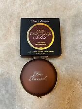 NEW Too Faced Dark Chocolate Soleil Longwear Matte Bronzer - 0.28 oz  Brown  picture