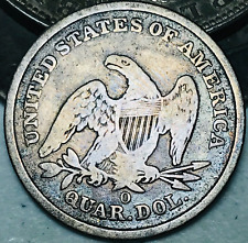 1840 O Seated Liberty Quarter 25C Ungraded Choice 90% Silver US Coin CC21824 picture