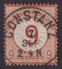 GERMANY 1874 Brustschild 9k Chestnut SG 30 Used (CV £750) picture