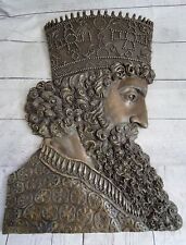 Cyrus the Great Bas Relief  European Made Hand Made by Lost Wax Bronze Statue picture