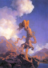 Maxfield Parrish Ecstasy 22x30 Hand Numbered Edition Art Deco Print picture