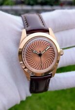 Custom Watch: Copper Wave Pattern ROSE GOLD NH35 38mm picture