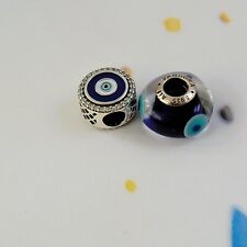 Pandora Set of 2 NEW Authentic Evil Eye Charm Glass Beautiful SET S925 picture