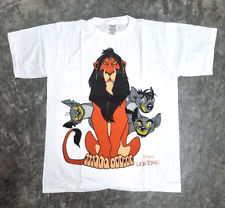 Vintage The Lion King Shirt L Scar Walt Disney Animals Movie Cartoon Snow White picture