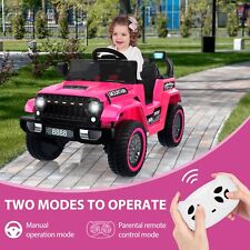 Pink 12V Kids Ride on Toys Battery Powered Electric Cars Truck w/ Remote Control picture