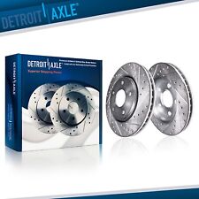 13.78 inch 350mm Front Drilled Disc Brake Rotors for Porsche Cayenne Touareg Q7 picture