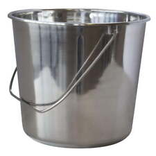 Large Stainless Steel Bucket Set 3 Piece picture