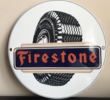 Firestone Tires Vintage Style Oil Gas Reproduction Advertising Garage Sign picture