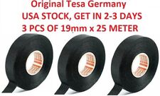 3 x Tesa Original Isoband 51608 25m X 19mm Adhesive Wiring Loom Cloth Tape  NEW picture