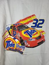 VINTAGE NOS-Ricky Craven #32 Print Tide NASCAR T-Shirt New Old Stock picture