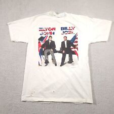 Vtg Billy Joel Elton John Shirt 90s Mens XL White All Sport 1994 Tour Grunge  picture
