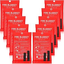 10 Pack Fire Blanket Fiberglass Fire Emergency Blanket Flame Retardant Blanket picture