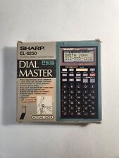 VTG Sharp EL-6250, 4KB Dial Master, Memory Calculator Dialer picture