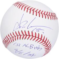 Yoshinobu Yamamoto Los Angeles Dodgers Signed Baseball w/MLB 1st Win 4-6-24 Insc picture