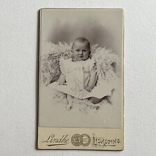 Antique CDV Photograph Adorable Sweet Baby Lidköping Sweden picture