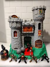 Vintage 1994 Fisher Price GREAT ADVENTURES CASTLE w/ 6 knights, cannon & 2-balls picture