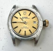 Tudor Princess Watch Vintage Lady Oysterdate Rotor Gold Dial To Restore picture