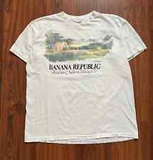 Vintage 1989 Banana Republic Travel Safari Clothing Co. Single Stitch Tshirt picture