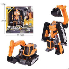 Tobot V Rocky Athlon Vehicle Transforming Robot Excavator Action Figure Toy picture