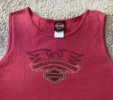 Harley Davidson 1X Ladies Tank Top with Studded Emblem picture