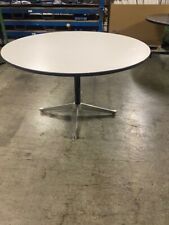 Eames Herman Miller 1970s Aluminum Group Table 48” Round Conference Table picture