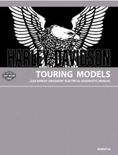 Harley-Davidson Touring EDM Electrical Diagnostics Manual 2001-2022 printed picture