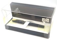 New Old Stock Parker Latitude Fountain Pen Black with Gold Accents  picture