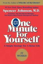 One Minute for Yourself - Paperback By Johnson, Spencer, M.D. - GOOD picture