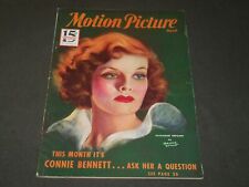 1933 MARCH MOTION PICTURE MOVIE MAGAZINE - KATHERINE HEPBURN COVER - M 354 picture