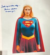 Helen Slater Signed 'Super Girl'  *CANVAS POSTER* W/JSA/COA 24X23 PB42 picture