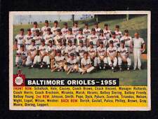 1956 Topps #100e Baltimore Orioles Name Left - Date EX picture