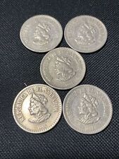 1 Colon El Salvador 1985 Coin Lot Of 5 Circulated Cristobal Colon Columbus picture