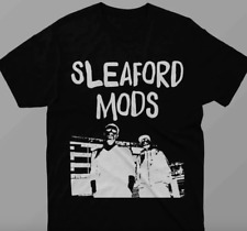 Vtg Sleaford Mods Heavy Cotton Black Full Size Men Women Shirt picture