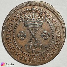 BRAZIL - X Reis 1820 R UNC (Rio de Janeiro) - Copper Coin @fc.coins picture