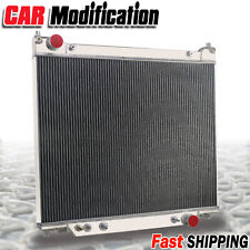4 Rows Aluminum Radiator for 1995-1997 Ford F250 F350 F59 Powerstroke Diesel 7.3 picture