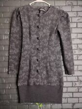 All That Jazz Vintage  Dress Women's Size S Secretary Mini Dress Dorset Buttons picture