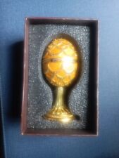 Antique Wind-Up Musical Decorative Egg picture