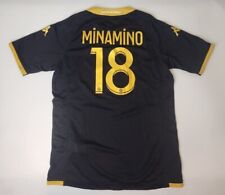 AS Monaco Kappa 2023/2024 Away Jersey Black M-XL NWT #18 Minamino picture